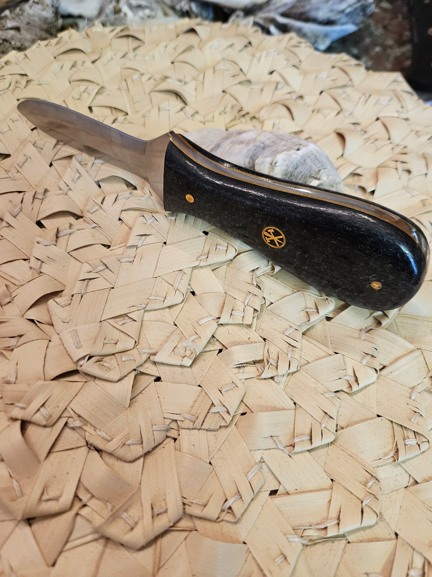 Oyster knife, louisiana oysters, Bayou Rosa, Bayou knife, cajun, shucker, custom Oyster knife, palmetto, houma indian