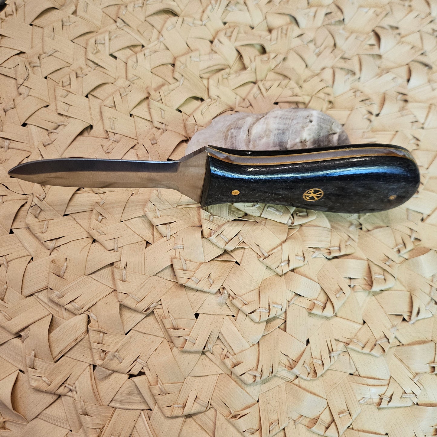 Oyster knife, louisiana oysters, Bayou Rosa, Bayou knife, cajun, shucker, custom Oyster knife, palmetto, houma indian, united houma nation